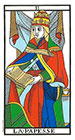 La Papisa o Sacerdotisa - Tarot de Marsella