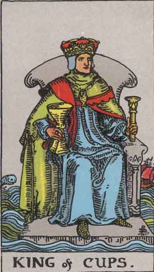 Rey de Copas - Tarot Rider Waite