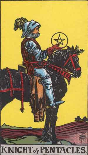 Caballo de Oros - Tarot Rider Waite