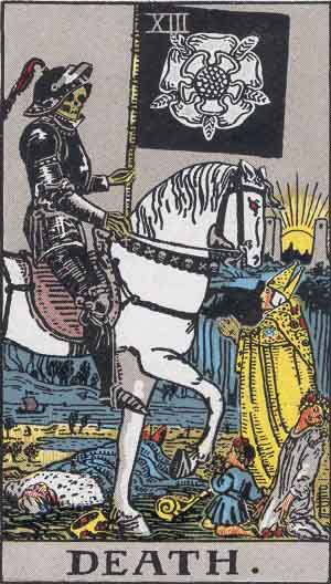 La Muerte - Tarot Rider Waite