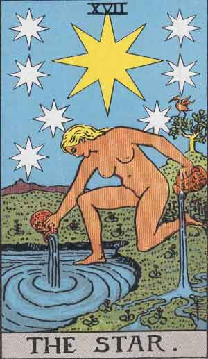 La Estrella - Tarot Rider Waite