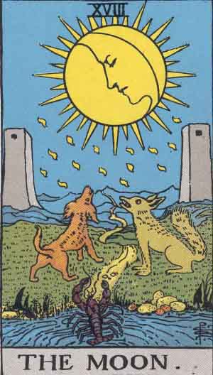 La Luna - Tarot Rider Waite