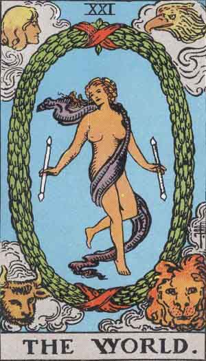 El Mundo - Tarot Rider Waite