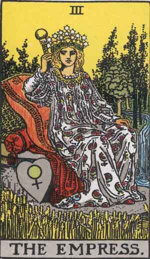 La Emperatriz - Tarot Rider Waite