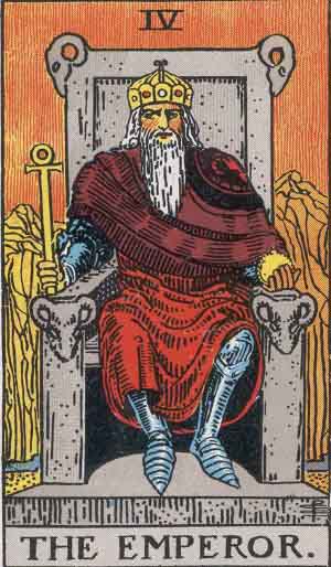 El Emperador - Tarot Rider Waite