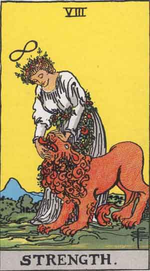 La Fuerza - Tarot Rider Waite